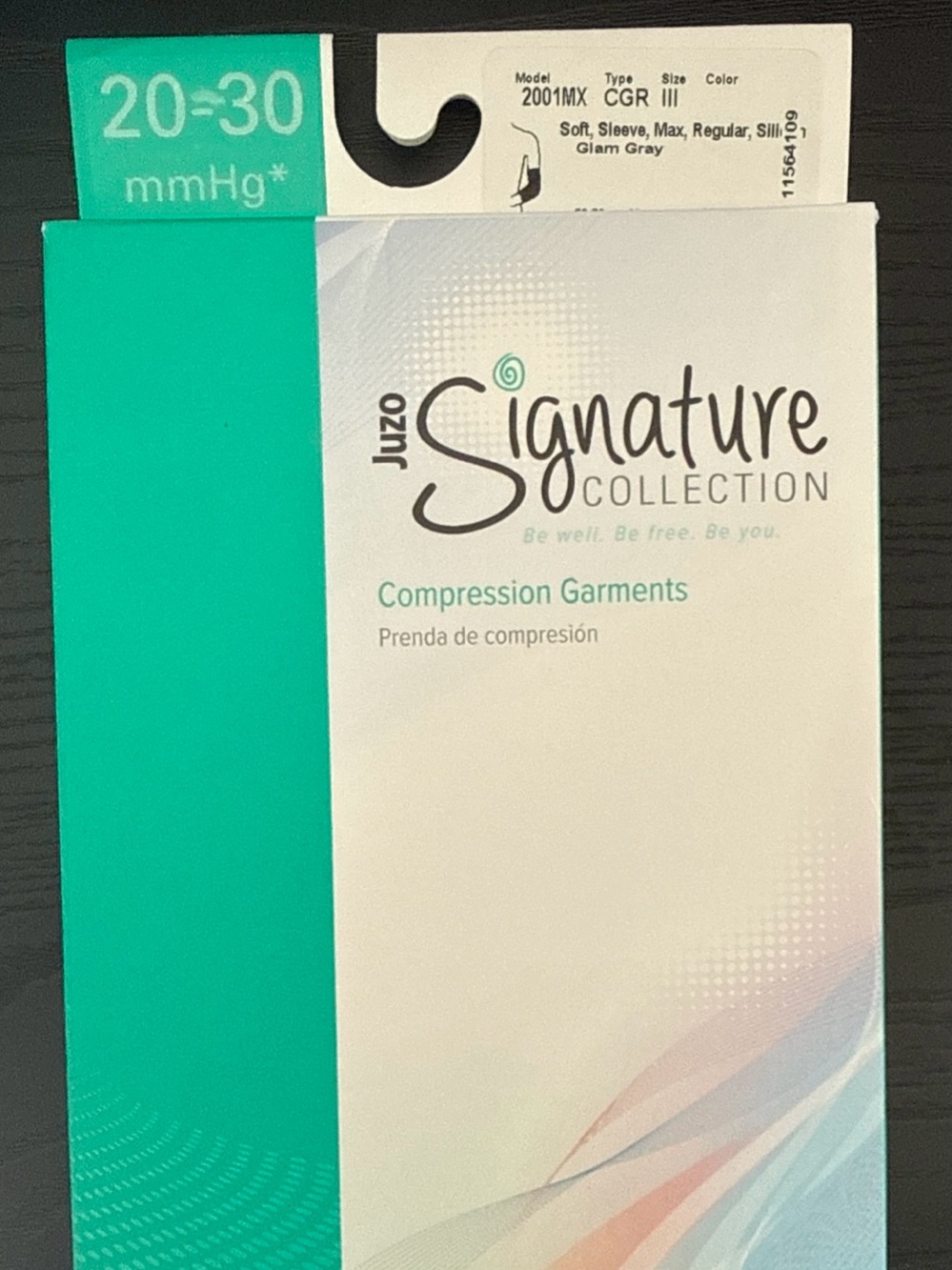 Juzo Signature Collection Compression Garment - Glam Gray